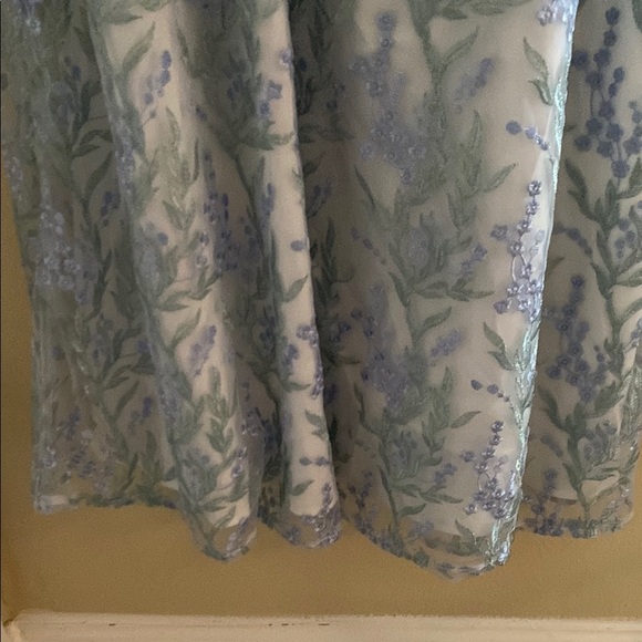 Petal & Pup Blue and White Maxi Dress - Picture 6 of 11